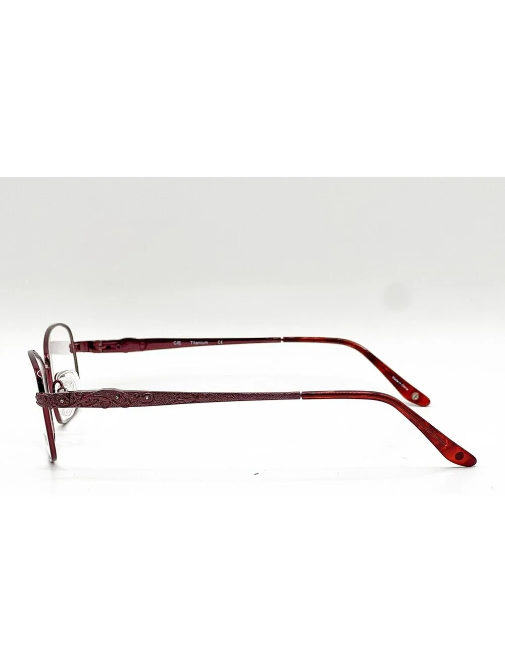 Classique Eye Essentials Sec311T Burgundy C1 Authentic Eyeglasses 53-15-135
